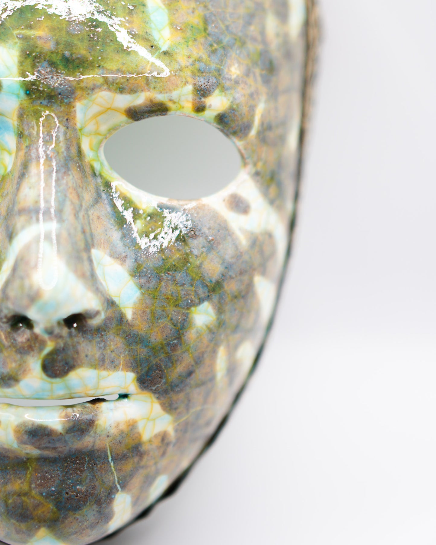 Maschera Green Damasco di Margherita Pilloni