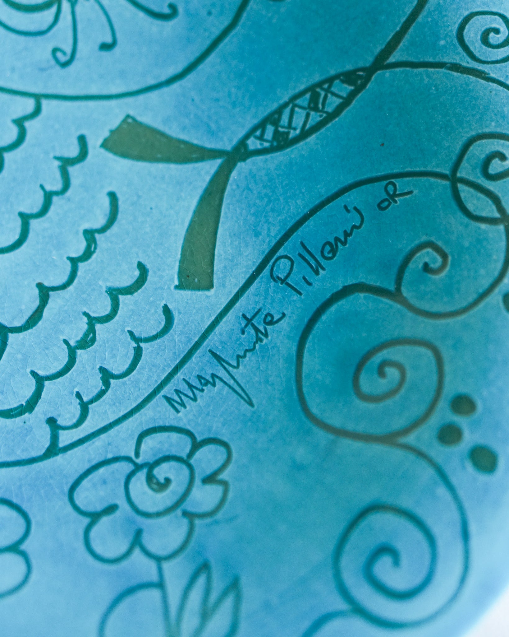 Tris di Piatti Decorativi di Margherita Pilloni