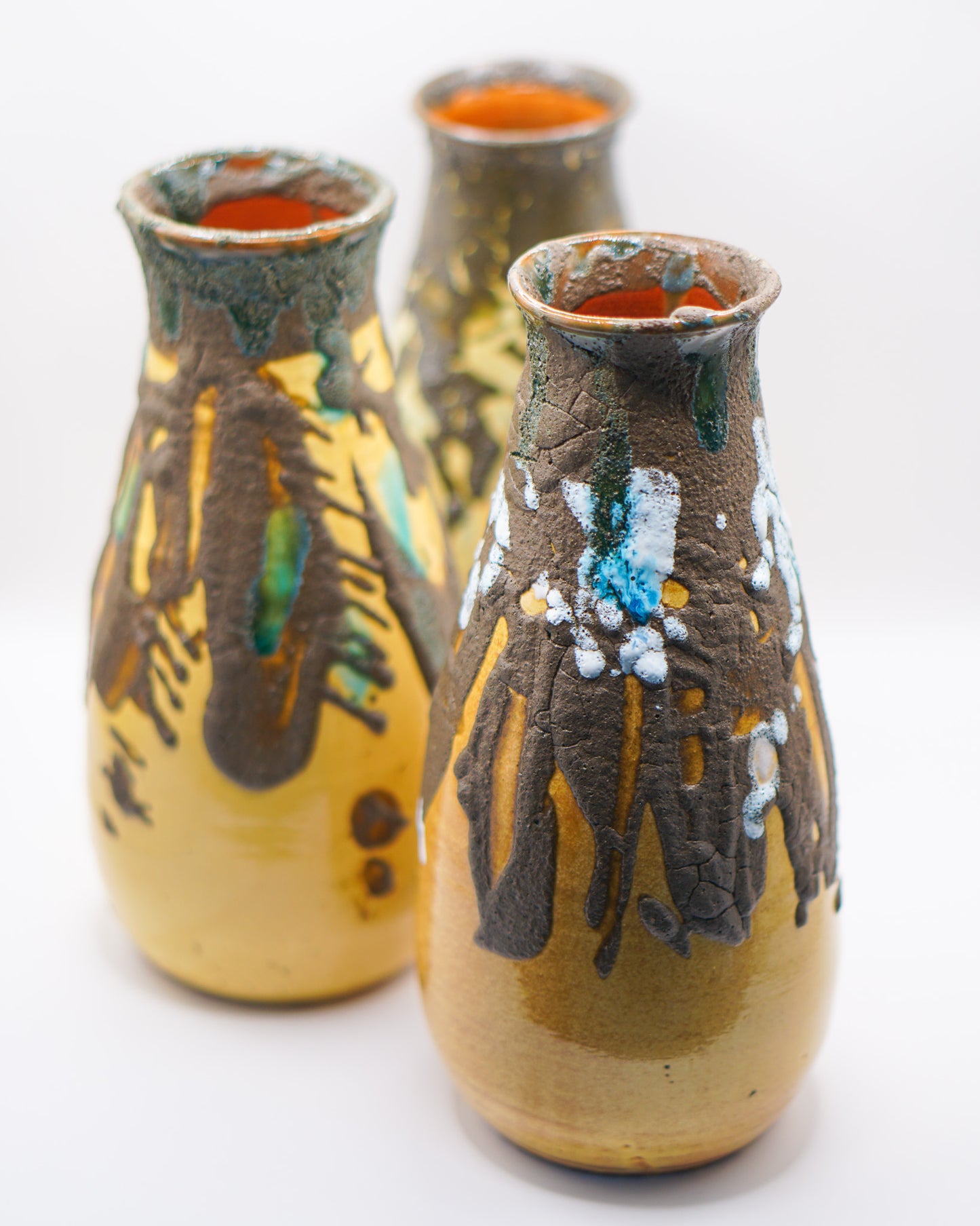 Tris di Vasi in Crosta di Margherita Pilloni