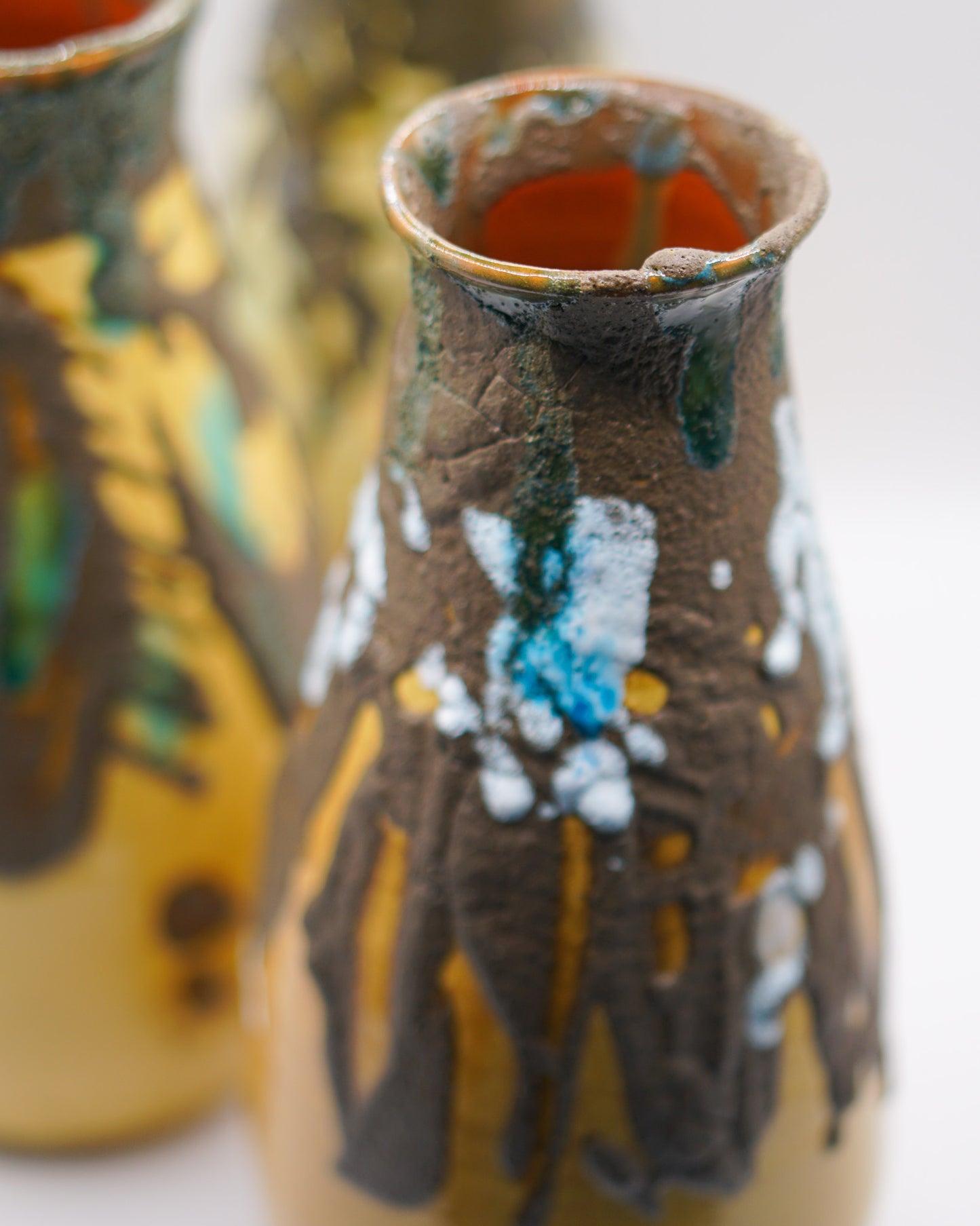 Tris di Vasi in Crosta di Margherita Pilloni